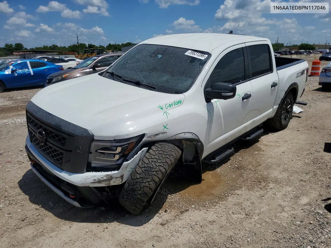 2023 Nissan Titan Pro-4X VIN: 1N6AA1ED8PN117046 Lot: 59631396