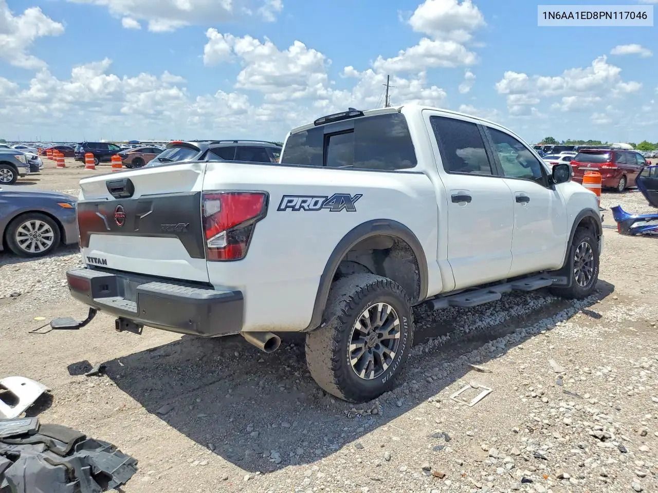 2023 Nissan Titan Pro-4X VIN: 1N6AA1ED8PN117046 Lot: 59631396