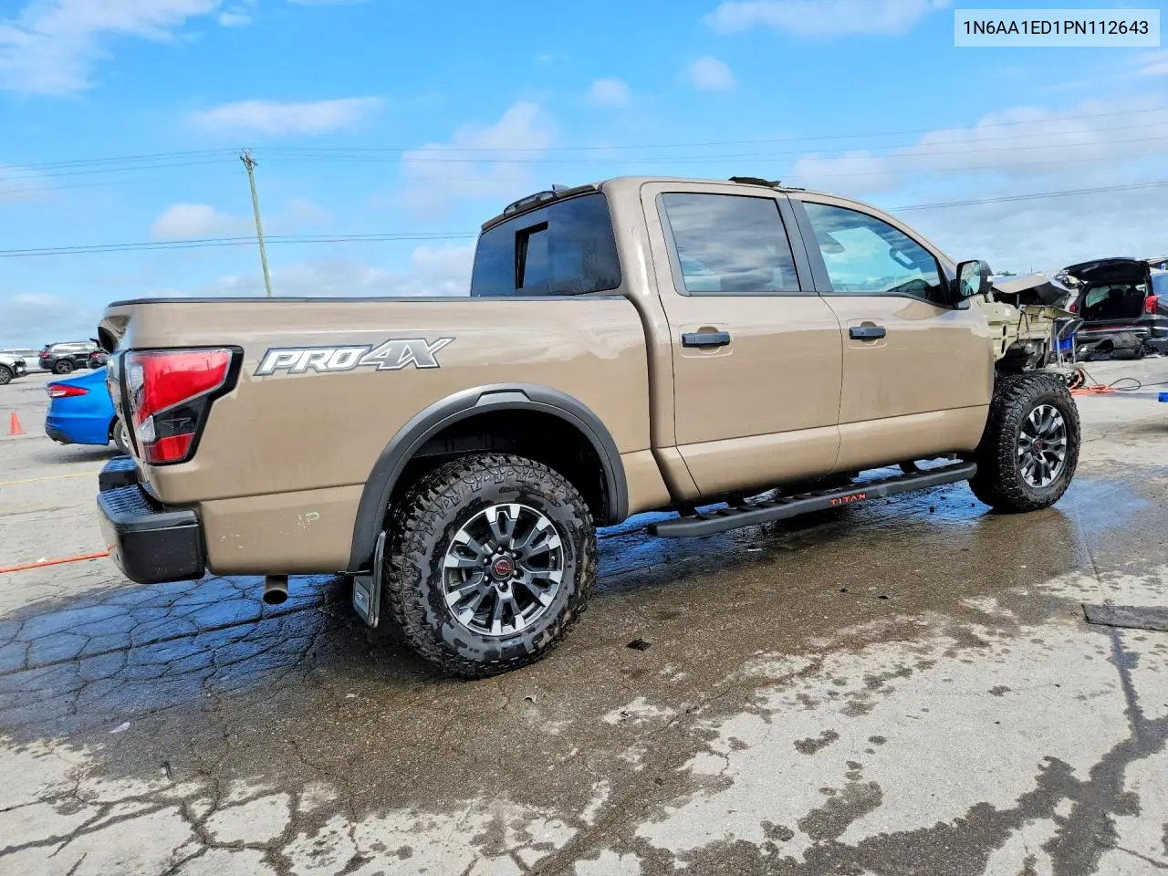 2023 Nissan Titan Pro-4X VIN: 1N6AA1ED1PN112643 Lot: 85630995