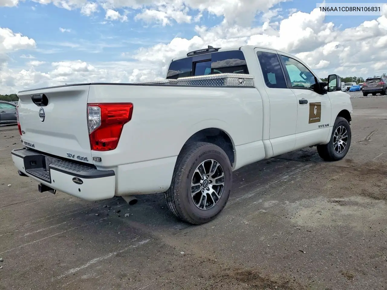 2024 Nissan Titan Sv VIN: 1N6AA1CD8RN106831 Lot: 59087306