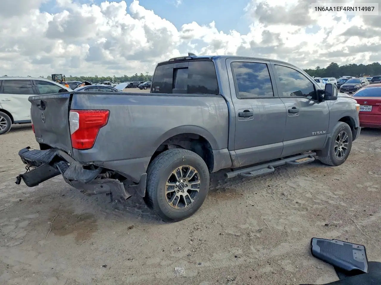 2024 Nissan Titan Sv VIN: 1N6AA1EF4RN114987 Lot: 60236076