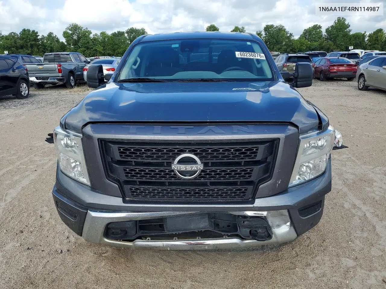 2024 Nissan Titan Sv VIN: 1N6AA1EF4RN114987 Lot: 60236076
