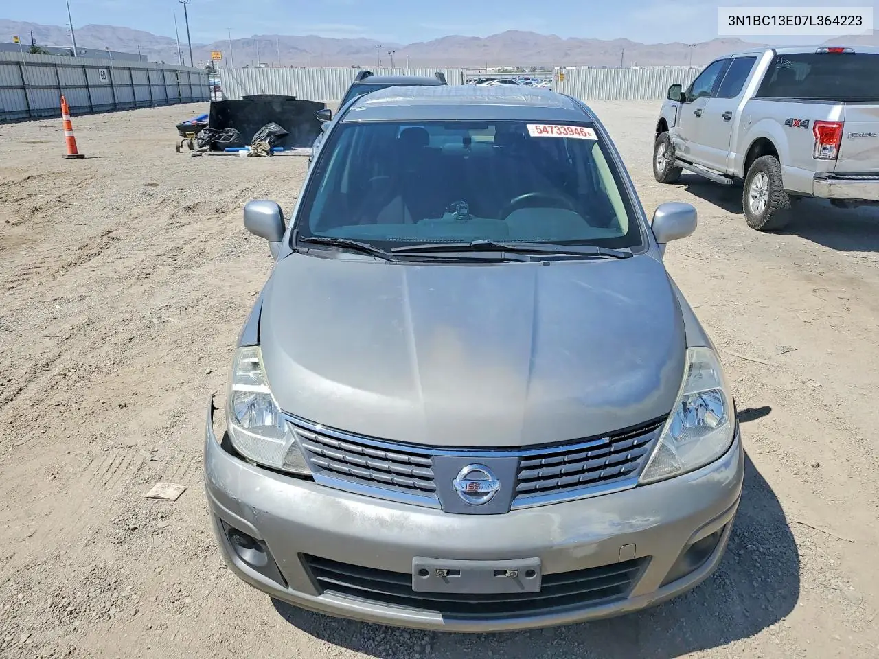 2007 Nissan Versa 1.8 S VIN: 3N1BC13E07L364223 Lot: 54733946