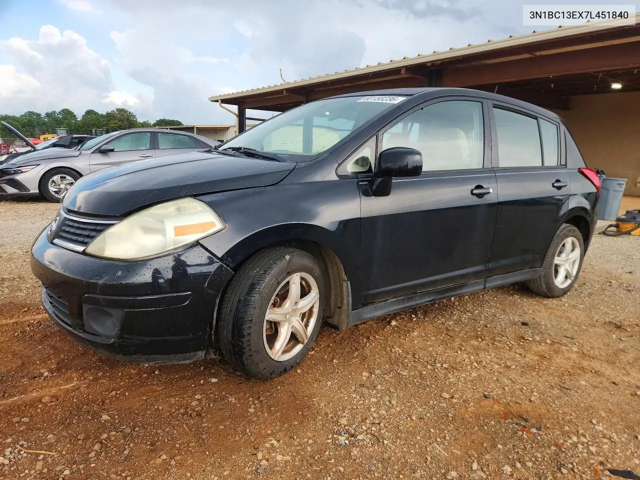 3N1BC13EX7L451840 2007 Nissan Versa 1.8 S
