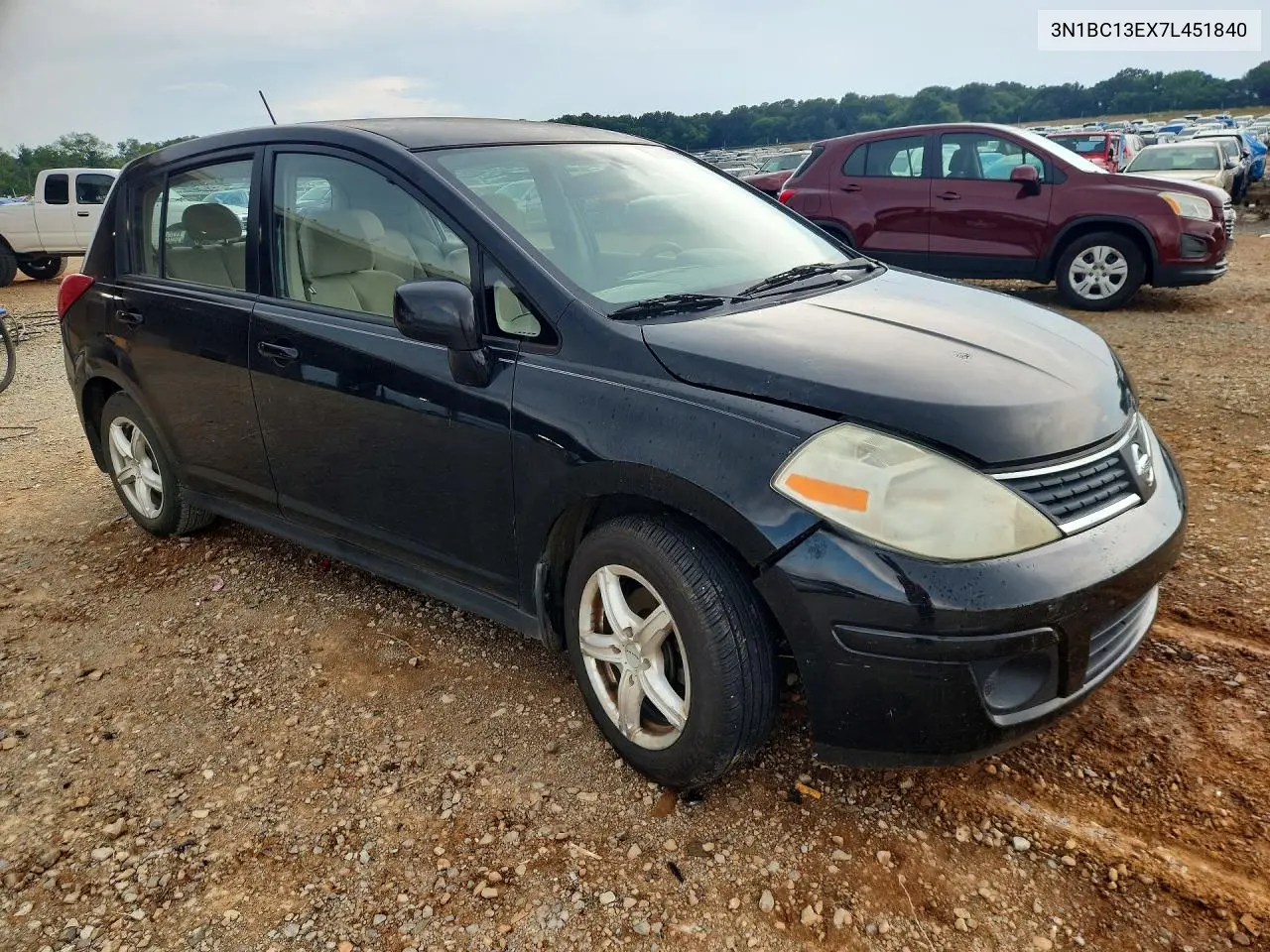 3N1BC13EX7L451840 2007 Nissan Versa 1.8 S