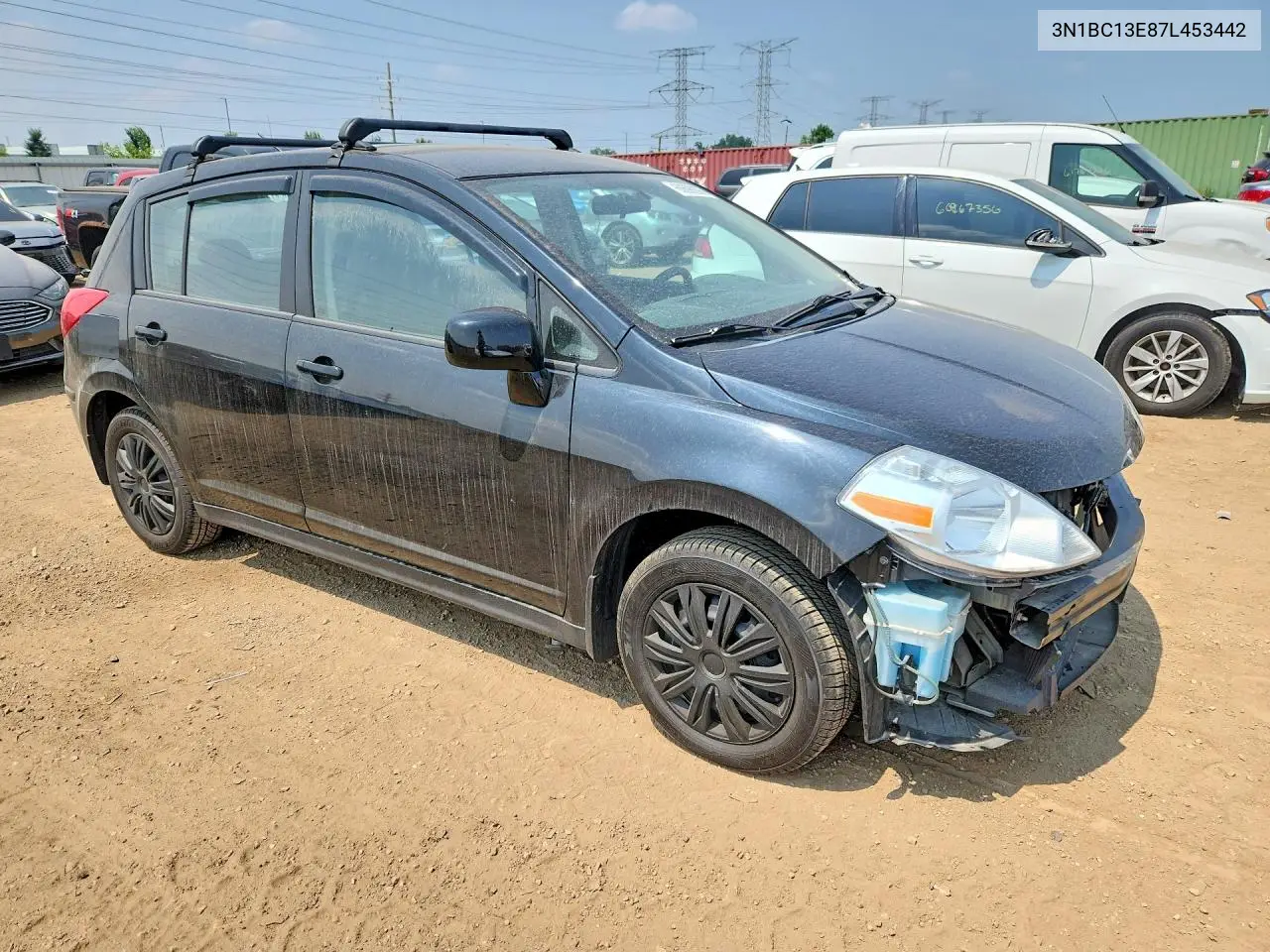 2007 Nissan Versa 1.8 S VIN: 3N1BC13E87L453442 Lot: 60699296