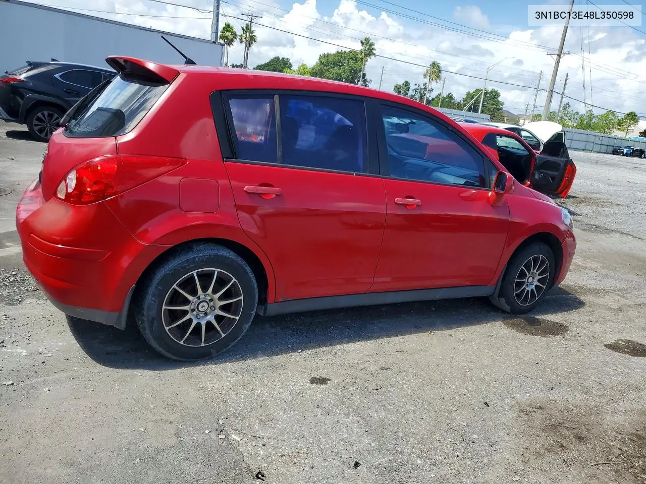 2008 Nissan Versa 1.8 S VIN: 3N1BC13E48L350598 Lot: 61157096