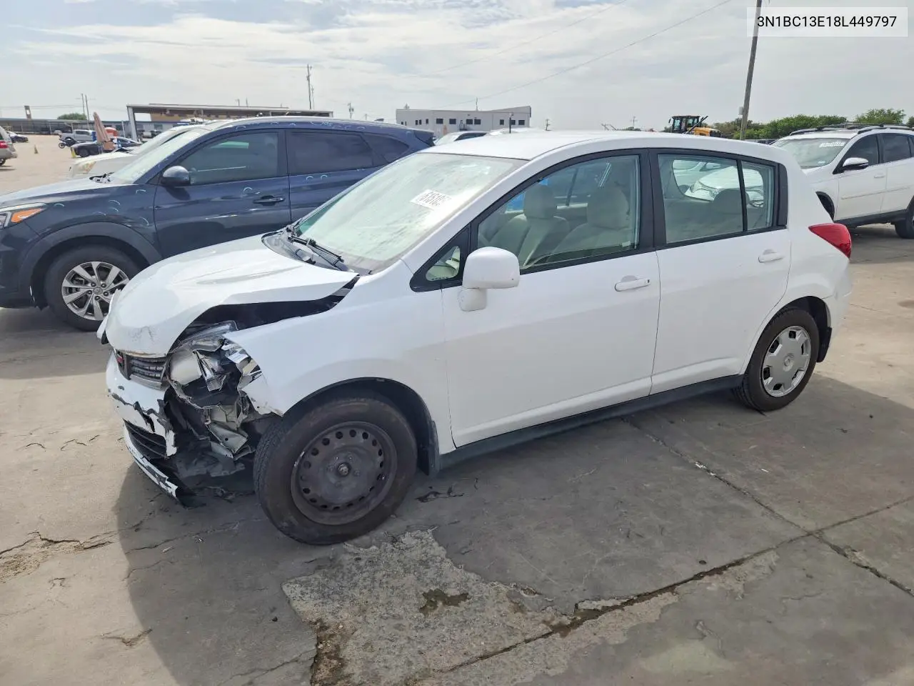 2008 Nissan Versa 1.8 S VIN: 3N1BC13E18L449797 Lot: 61510526