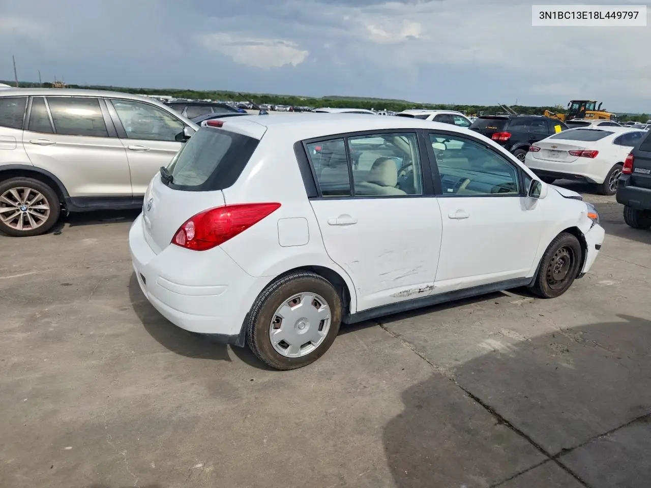 2008 Nissan Versa 1.8 S VIN: 3N1BC13E18L449797 Lot: 61510526