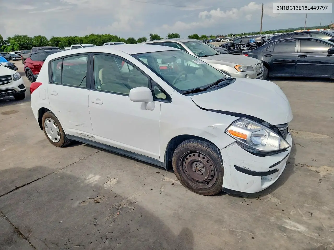 2008 Nissan Versa 1.8 S VIN: 3N1BC13E18L449797 Lot: 61510526