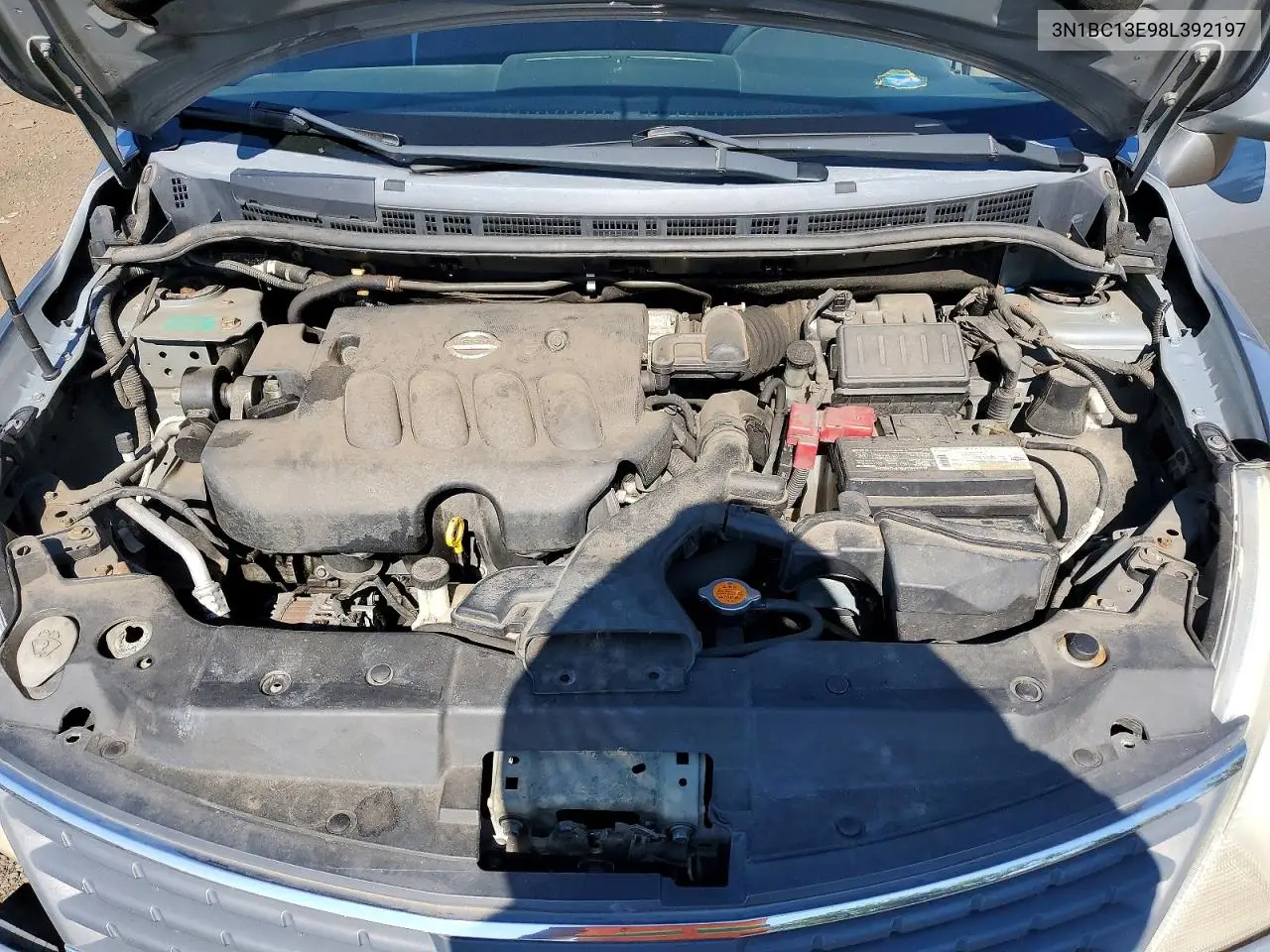 2008 Nissan Versa 1.8 S VIN: 3N1BC13E98L392197 Lot: 61801706