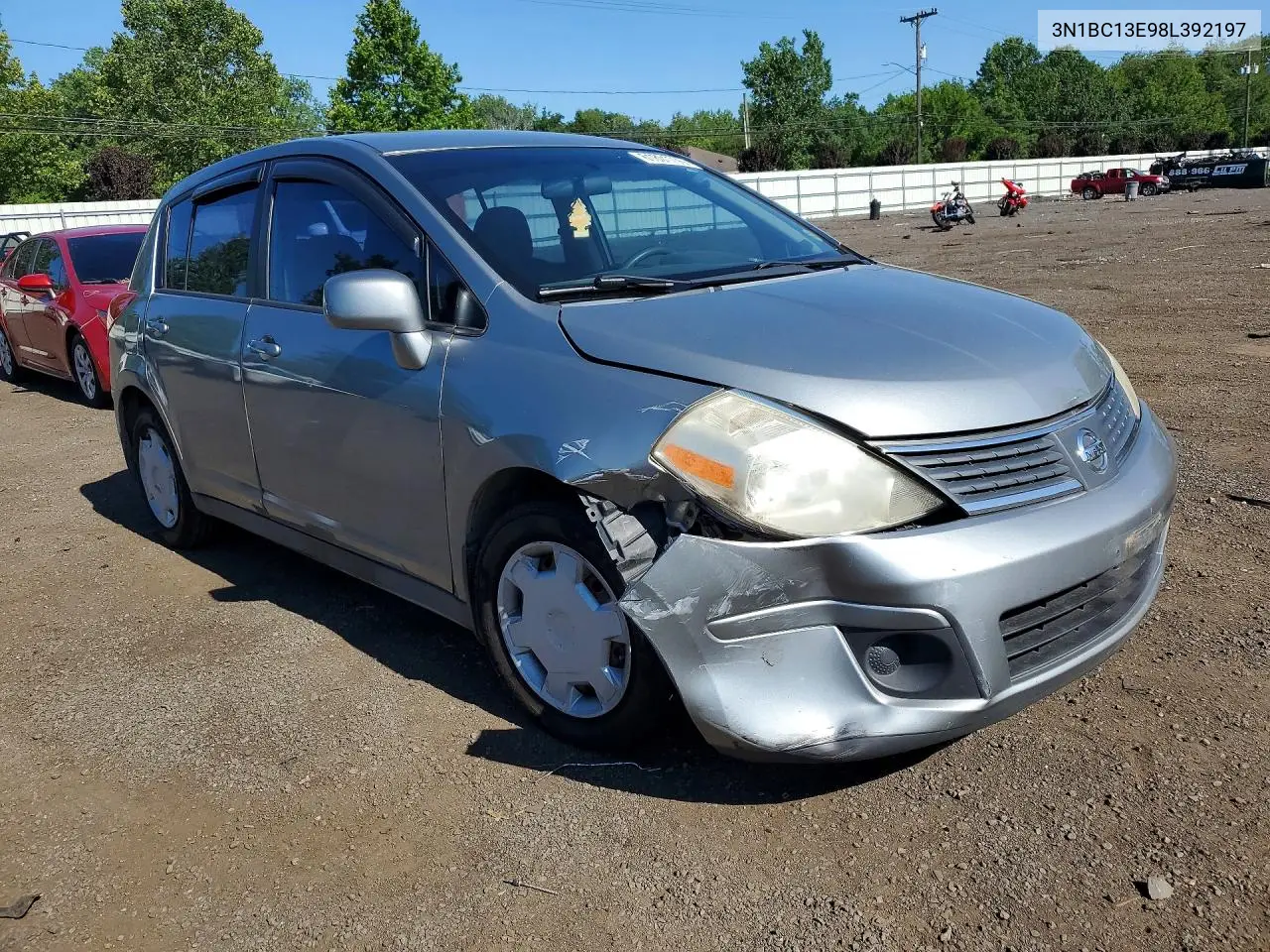 2008 Nissan Versa 1.8 S VIN: 3N1BC13E98L392197 Lot: 61801706