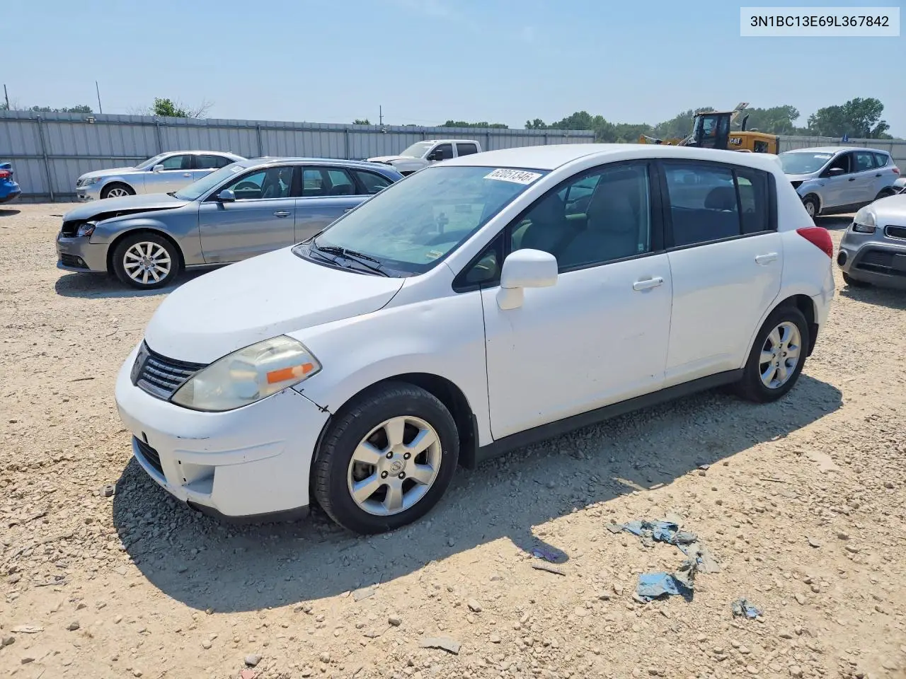 2009 Nissan Versa 1.8 S VIN: 3N1BC13E69L367842 Lot: 62051346