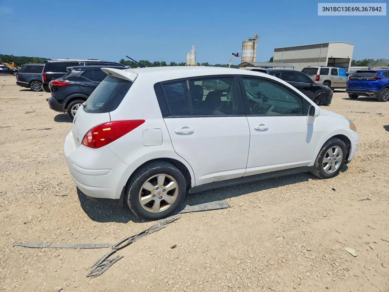 2009 Nissan Versa 1.8 S VIN: 3N1BC13E69L367842 Lot: 62051346