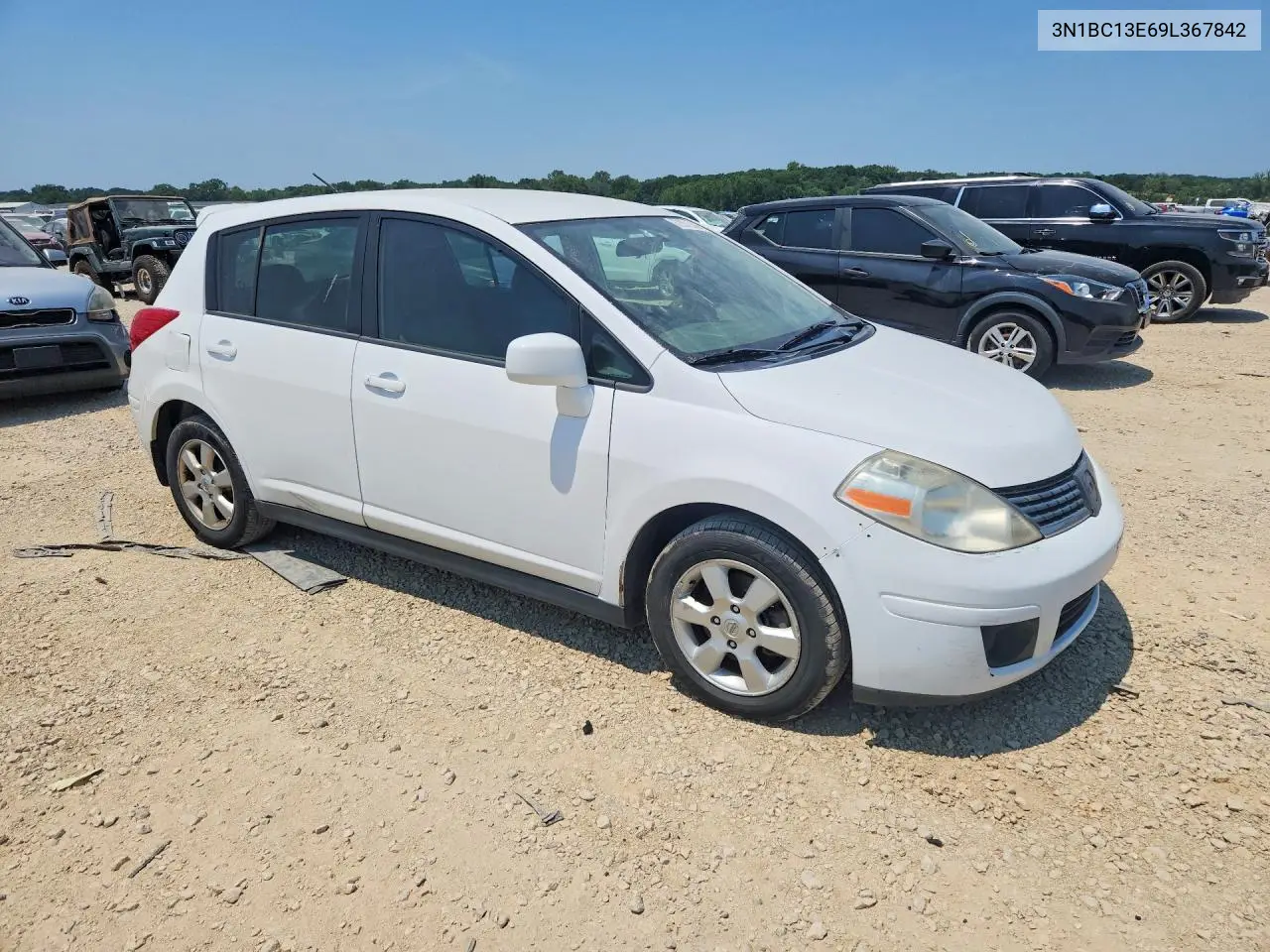 2009 Nissan Versa 1.8 S VIN: 3N1BC13E69L367842 Lot: 62051346