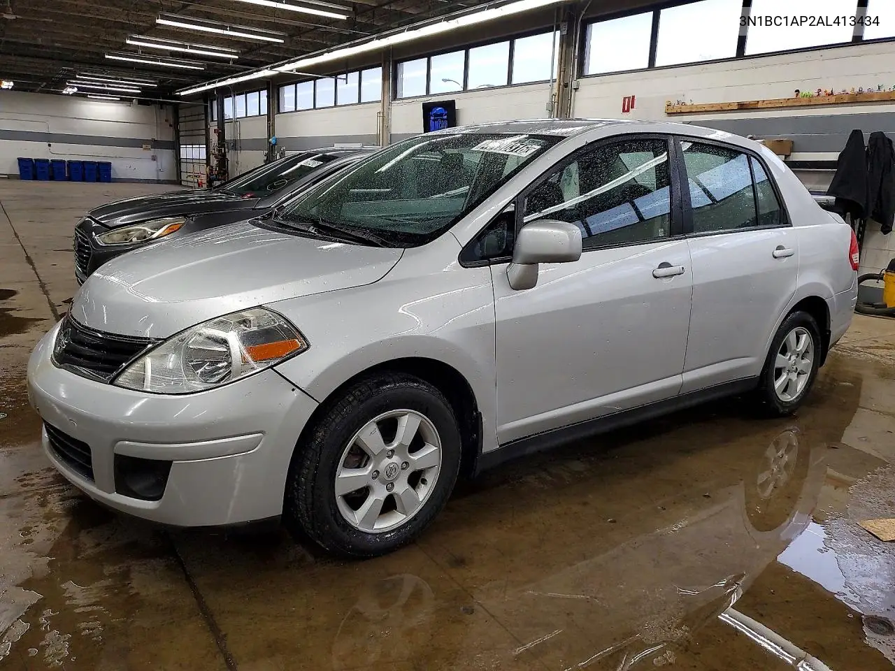 2010 Nissan Versa 1.8 S VIN: 3N1BC1AP2AL413434 Lot: 48190316