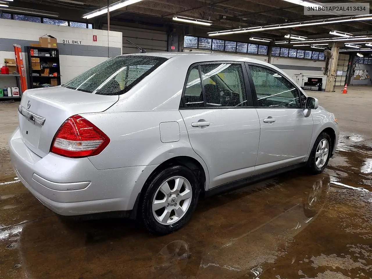 2010 Nissan Versa 1.8 S VIN: 3N1BC1AP2AL413434 Lot: 48190316