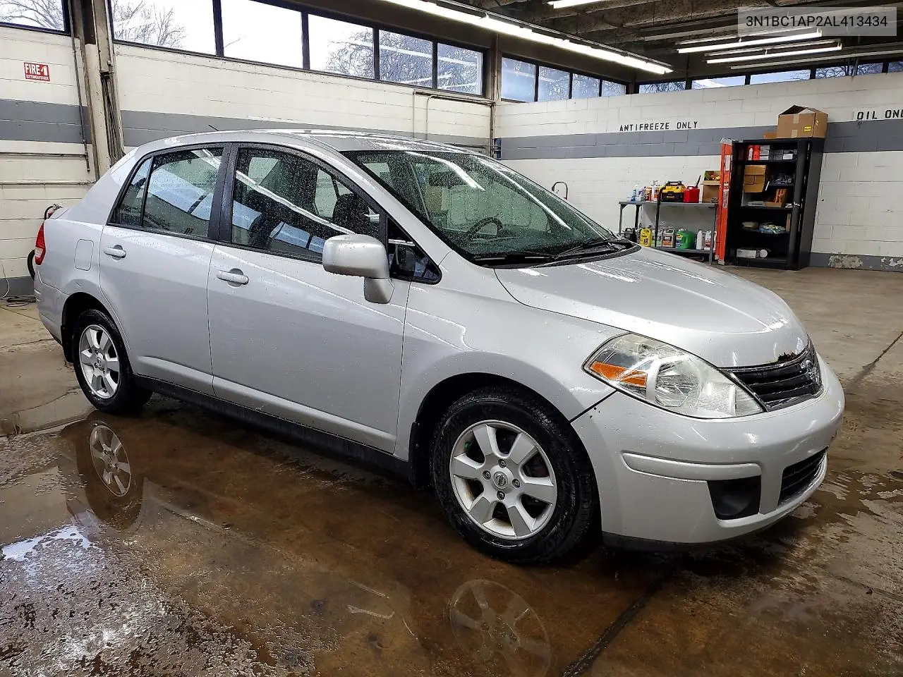 2010 Nissan Versa 1.8 S VIN: 3N1BC1AP2AL413434 Lot: 48190316
