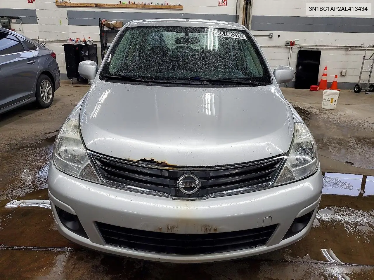2010 Nissan Versa 1.8 S VIN: 3N1BC1AP2AL413434 Lot: 48190316