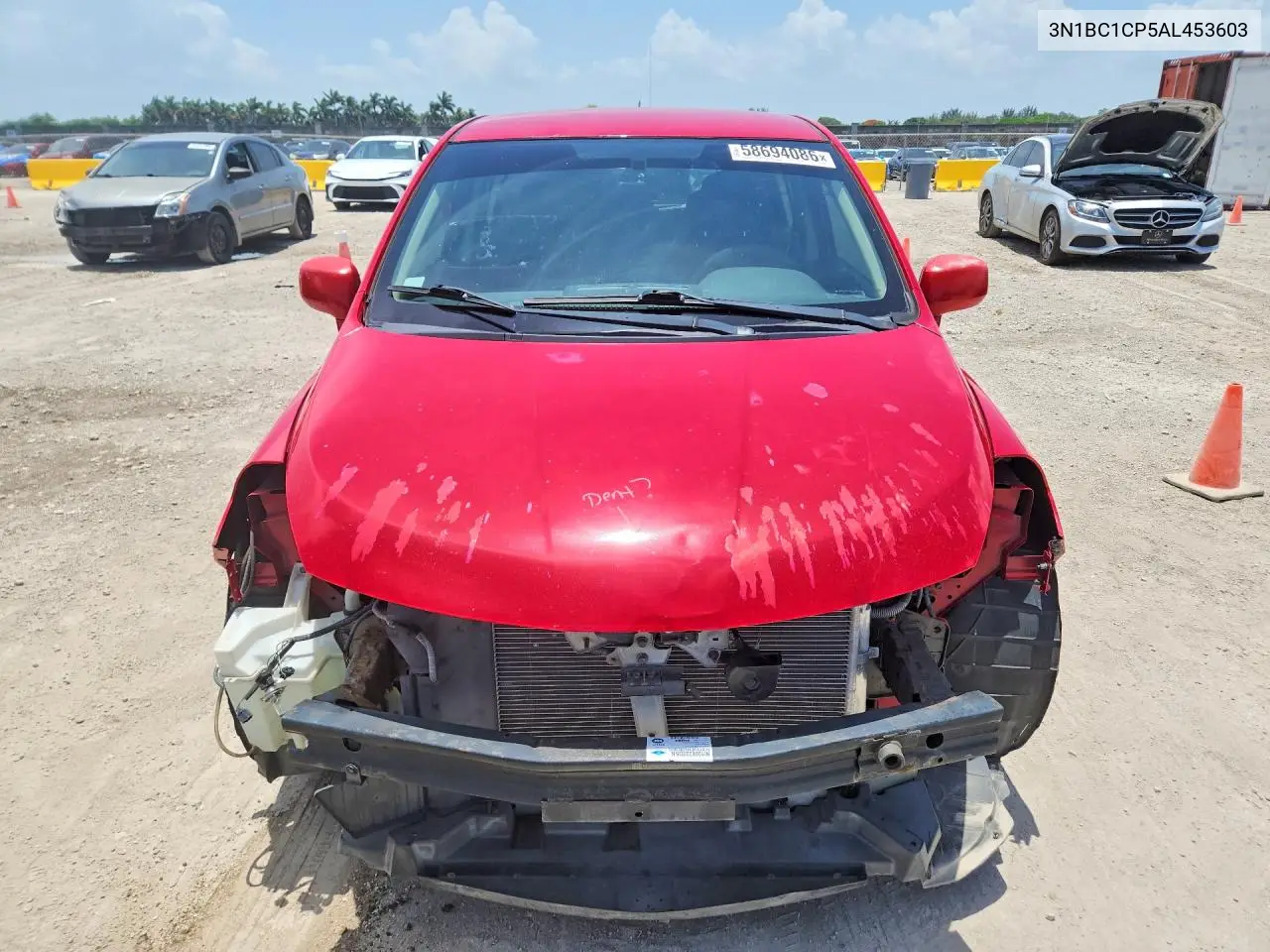 3N1BC1CP5AL453603 2010 Nissan Versa 1.8 S