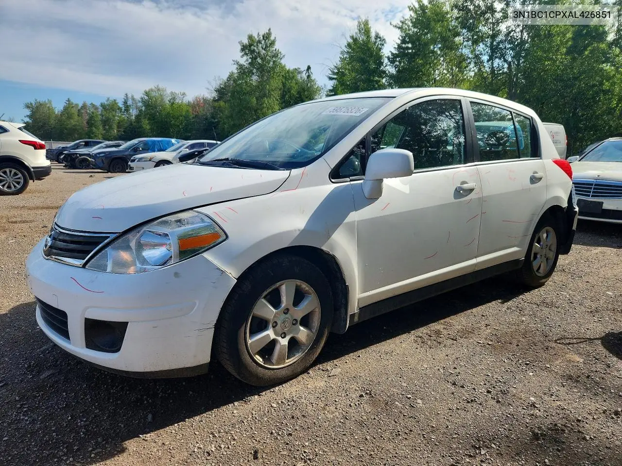 2010 Nissan Versa 1.8 S VIN: 3N1BC1CPXAL426851 Lot: 59576826