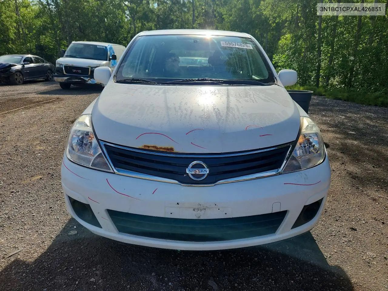 2010 Nissan Versa 1.8 S VIN: 3N1BC1CPXAL426851 Lot: 59576826