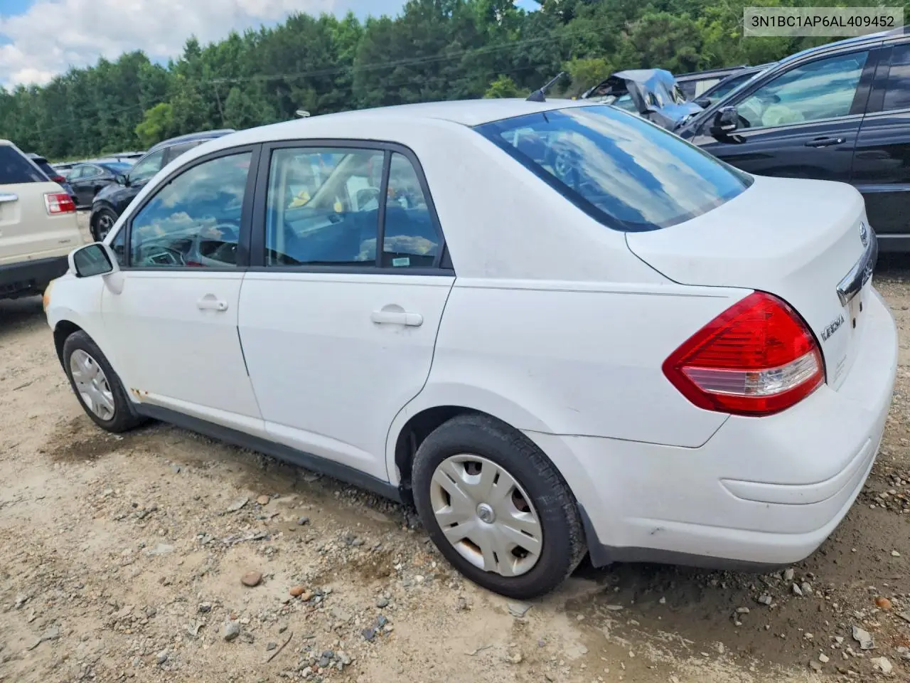 2010 Nissan Versa 1.8 S VIN: 3N1BC1AP6AL409452 Lot: 60217186