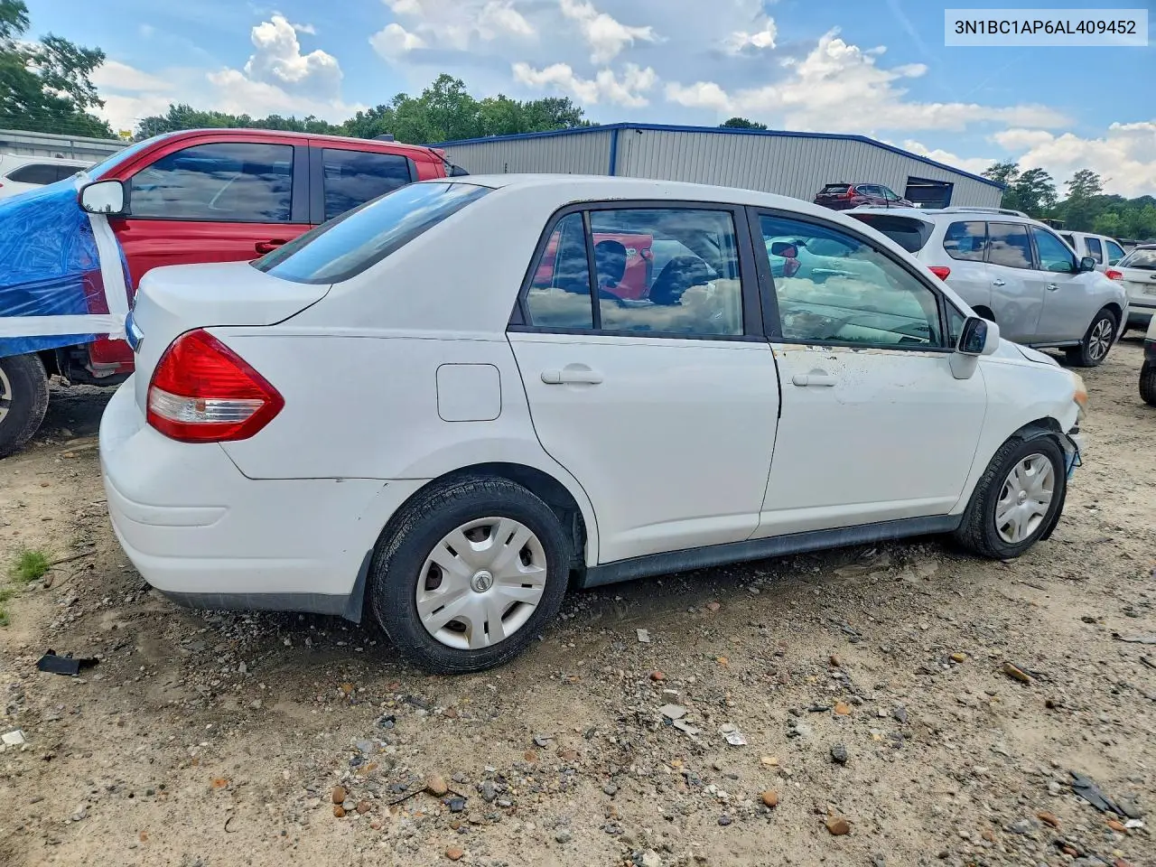 2010 Nissan Versa 1.8 S VIN: 3N1BC1AP6AL409452 Lot: 60217186