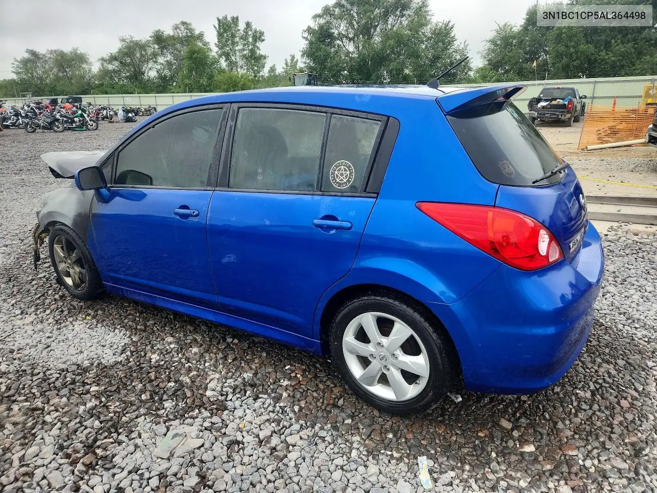 2010 Nissan Versa S/Sl VIN: 3N1BC1CP5AL364498 Lot: 60460606
