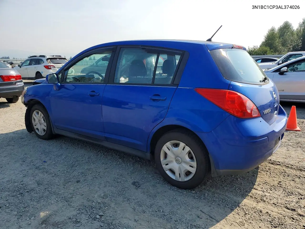 2010 Nissan Versa 1.8 S VIN: 3N1BC1CP3AL374026 Lot: 62061046