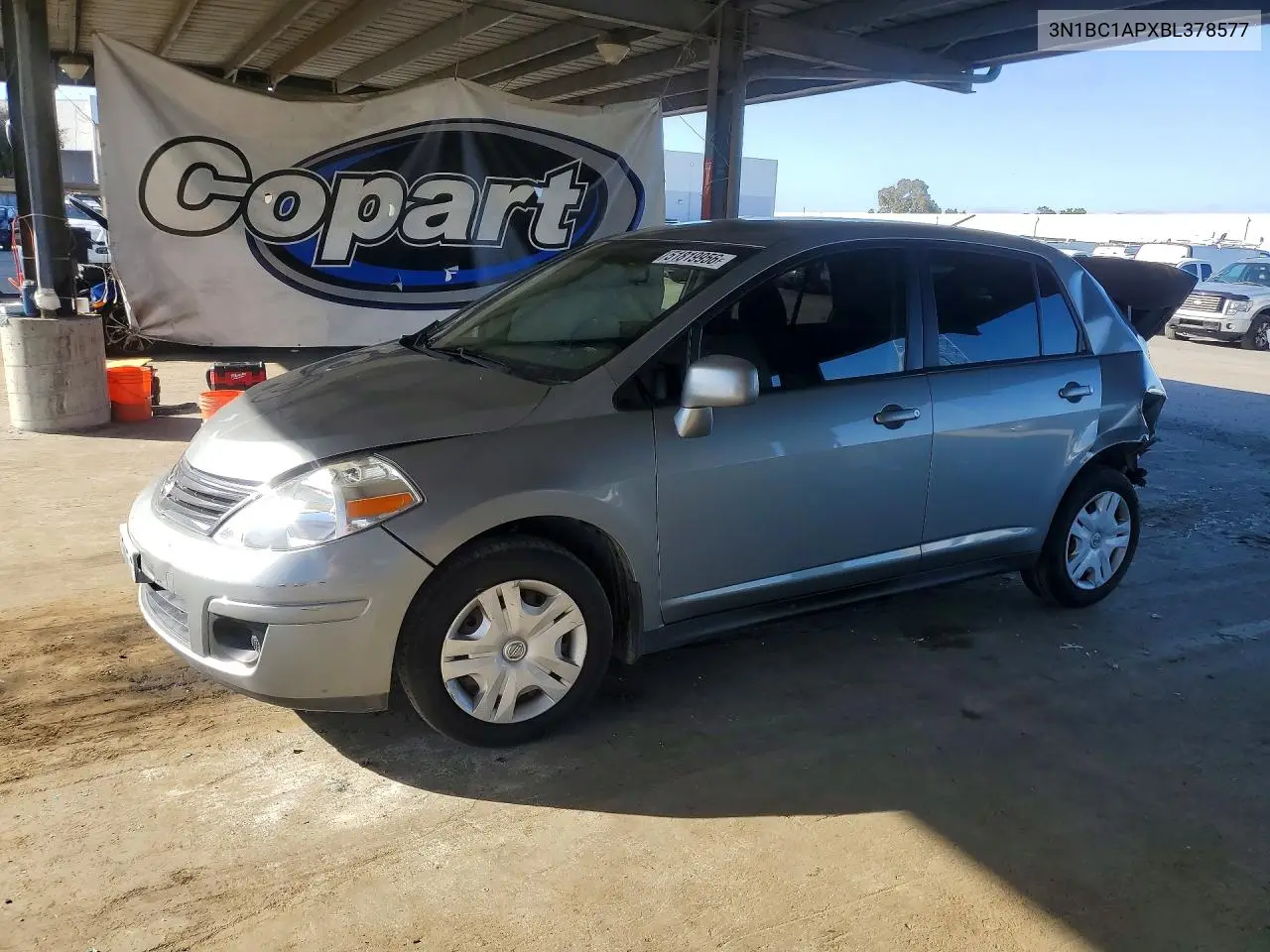 2011 Nissan Versa 1.8 S VIN: 3N1BC1APXBL378577 Lot: 51819956