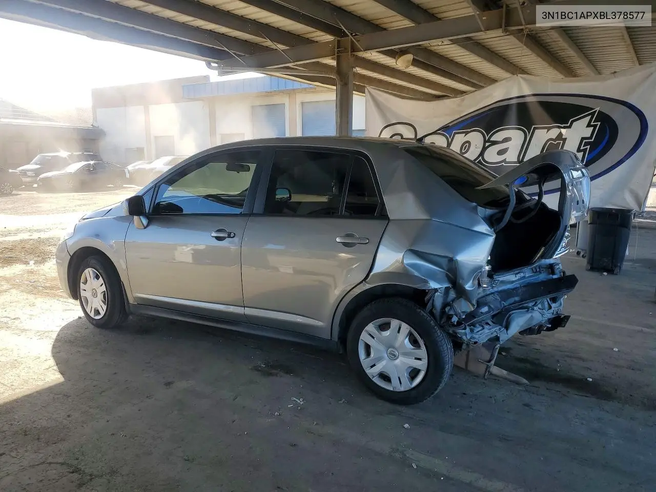 2011 Nissan Versa 1.8 S VIN: 3N1BC1APXBL378577 Lot: 51819956