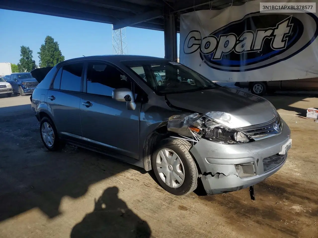 2011 Nissan Versa 1.8 S VIN: 3N1BC1APXBL378577 Lot: 51819956