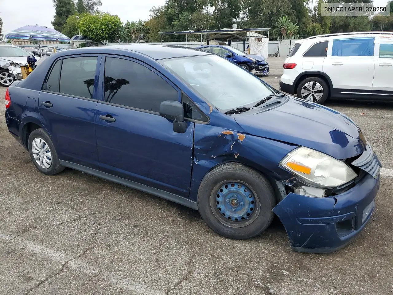 3N1CC1AP5BL378250 2011 Nissan Versa 1.6 Base