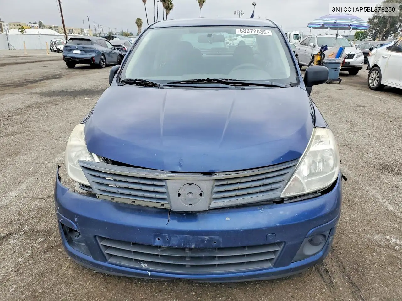 3N1CC1AP5BL378250 2011 Nissan Versa 1.6 Base