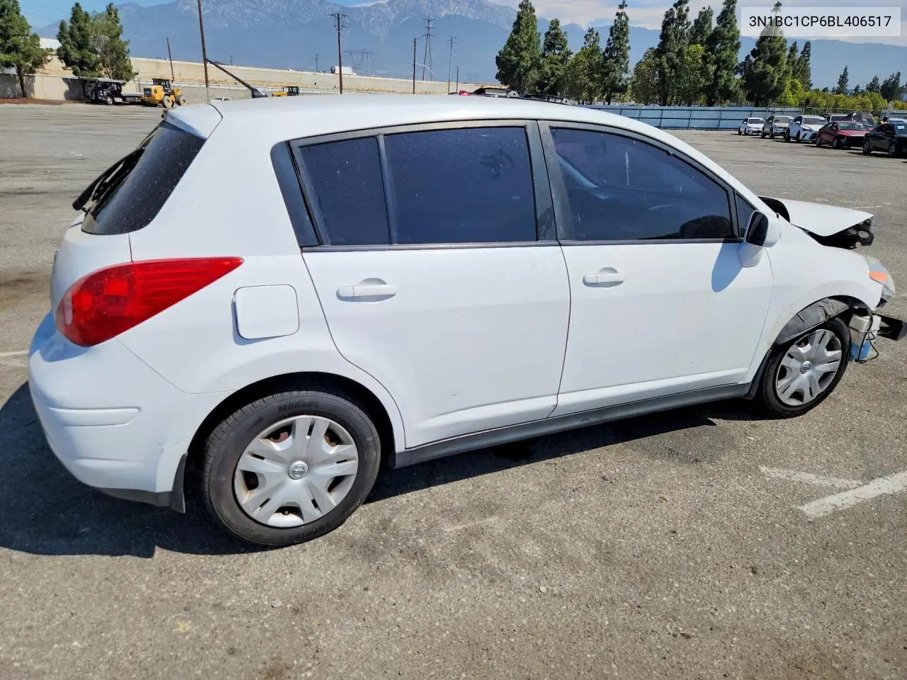 2011 Niss Versa VIN: 3N1BC1CP6BL406517 Lot: 58753076