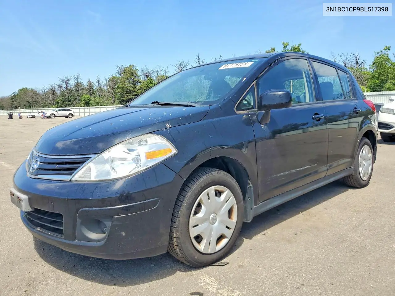 2011 Nissan Versa 1.8 S VIN: 3N1BC1CP9BL517398 Lot: 61476156