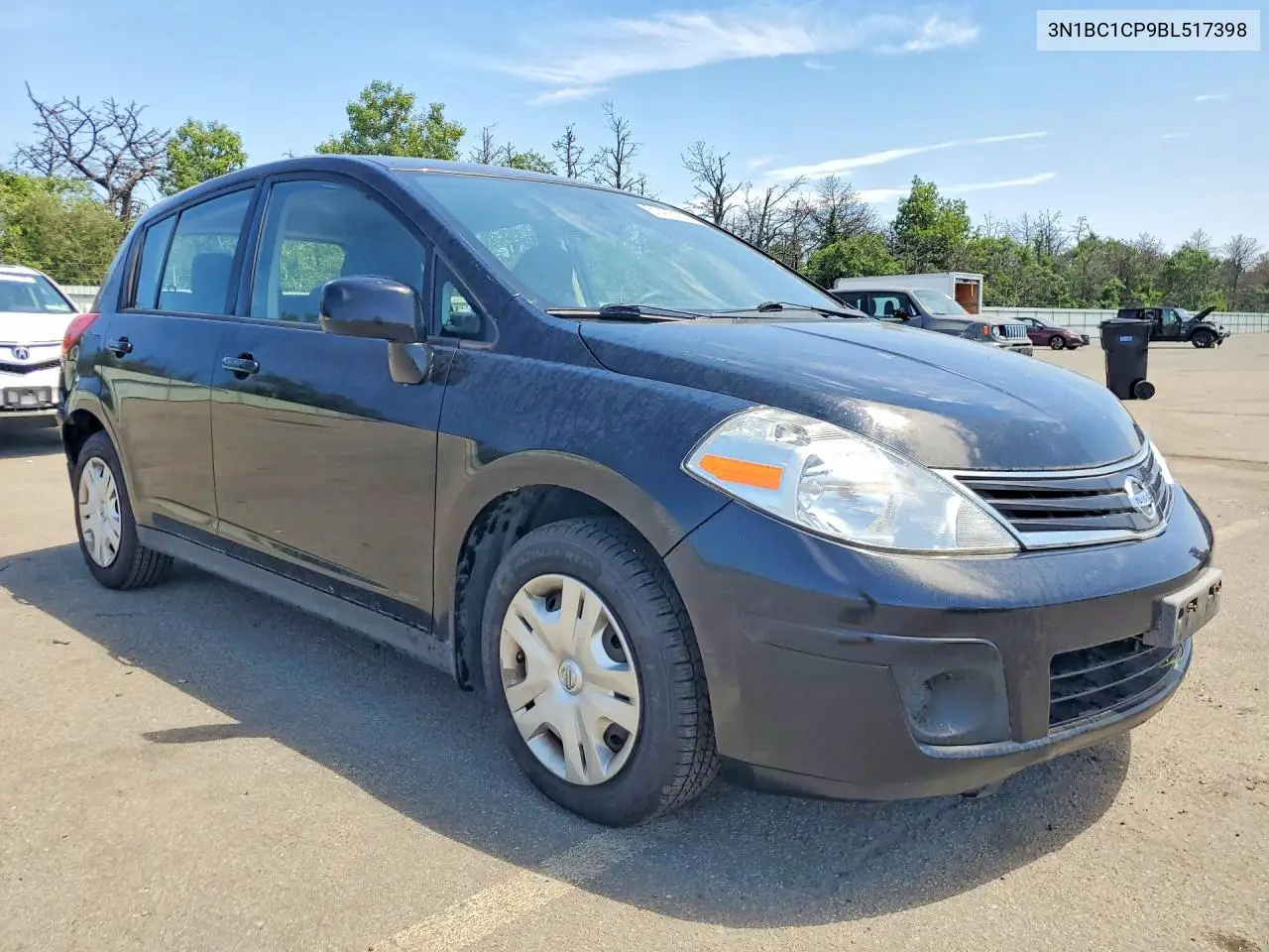2011 Nissan Versa 1.8 S VIN: 3N1BC1CP9BL517398 Lot: 61476156