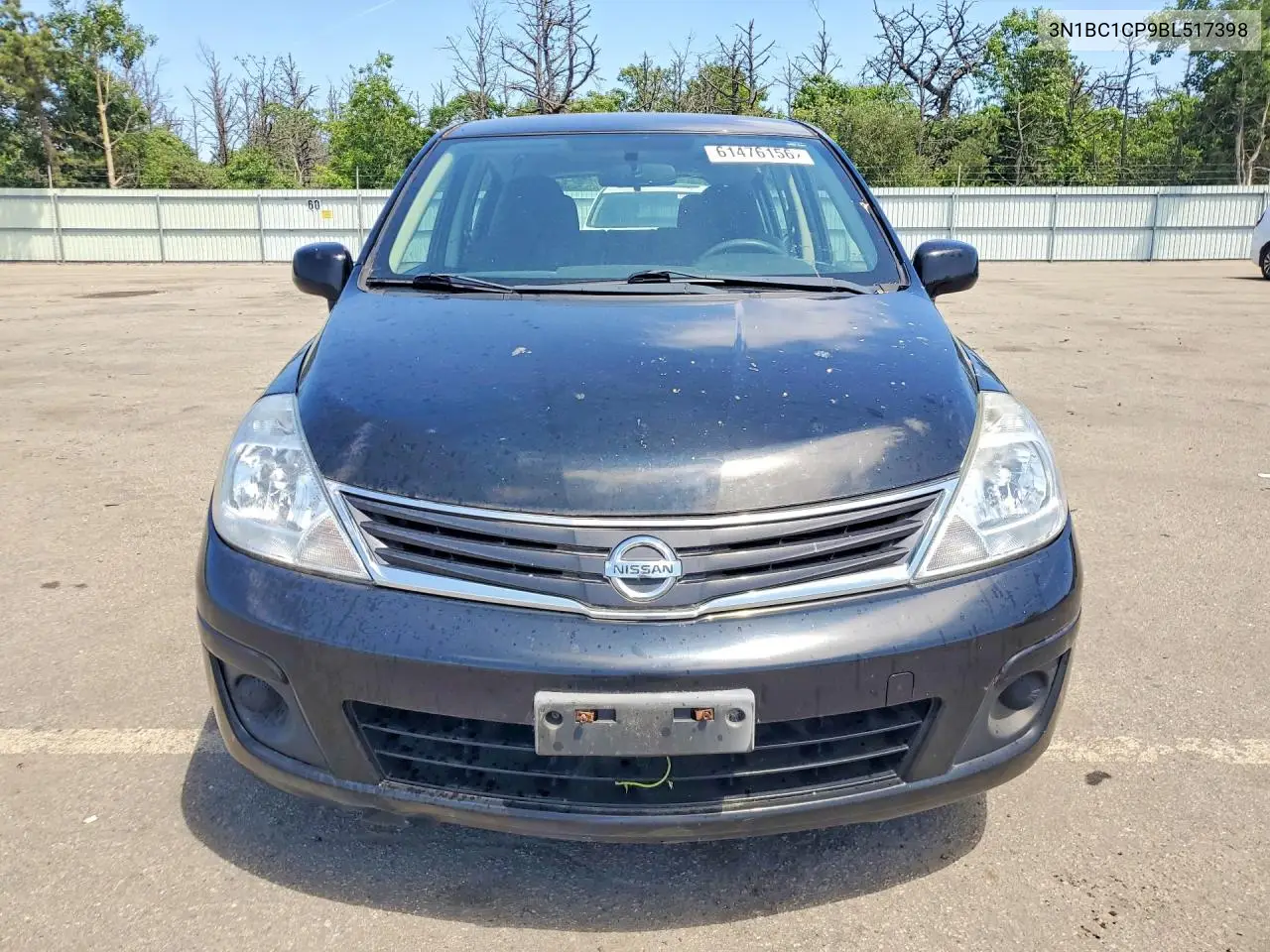 2011 Nissan Versa 1.8 S VIN: 3N1BC1CP9BL517398 Lot: 61476156