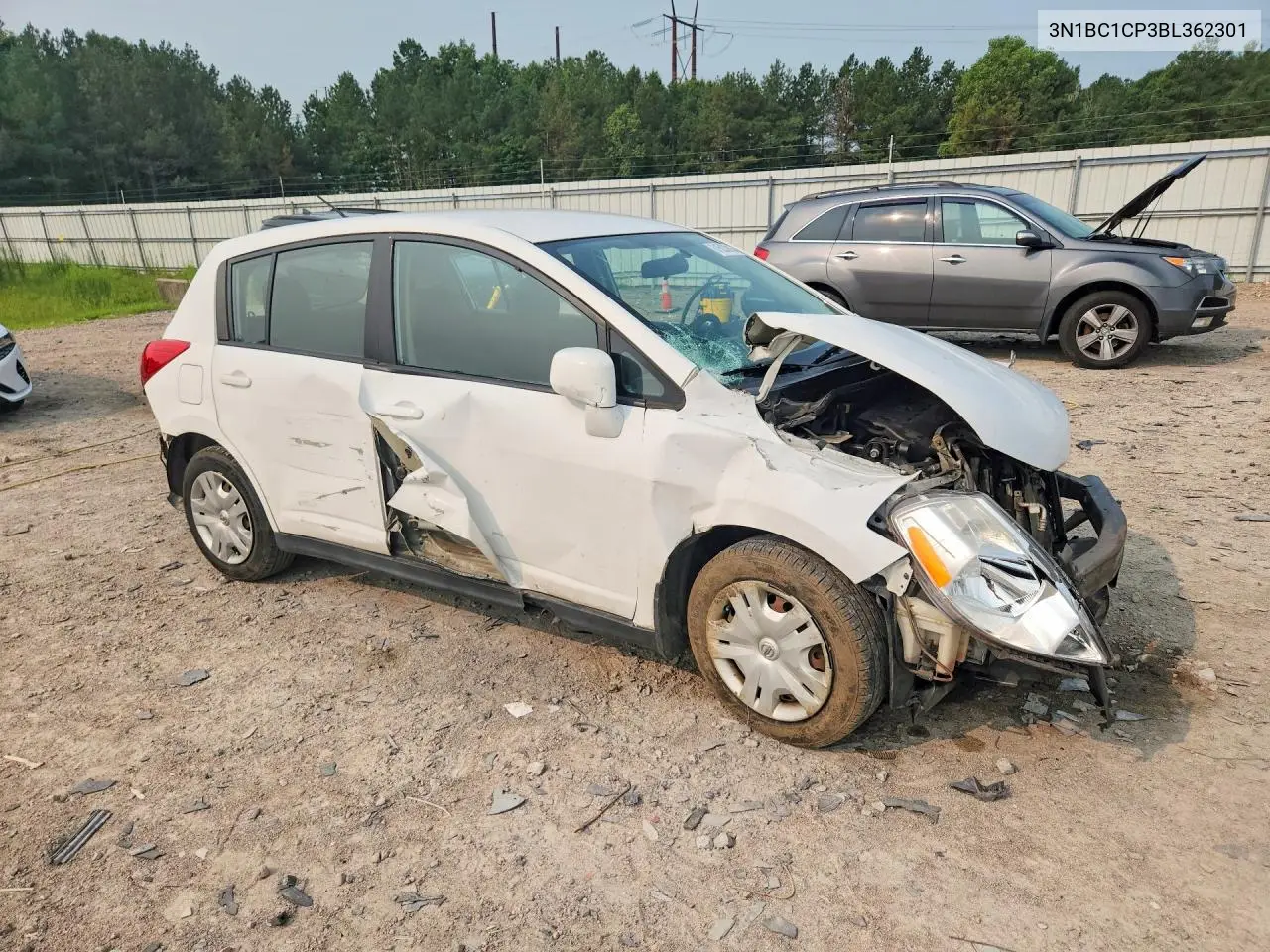 2011 Nissan Versa 1.8 S VIN: 3N1BC1CP3BL362301 Lot: 61503816