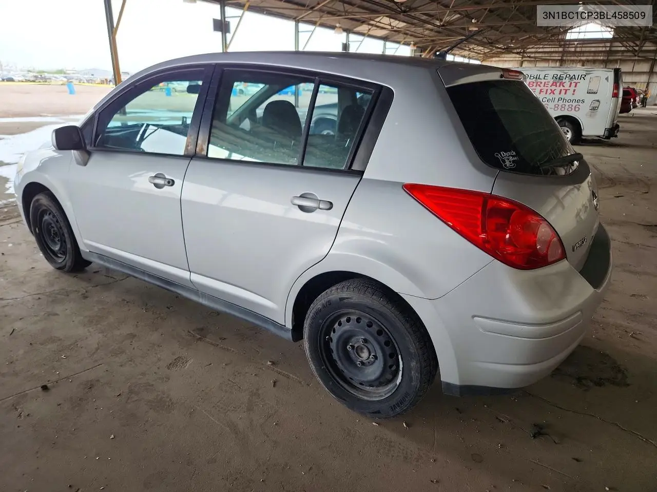 2011 Nissan Versa 1.8 S VIN: 3N1BC1CP3BL458509 Lot: 61761986