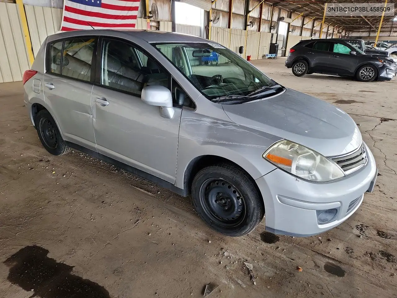 2011 Nissan Versa 1.8 S VIN: 3N1BC1CP3BL458509 Lot: 61761986