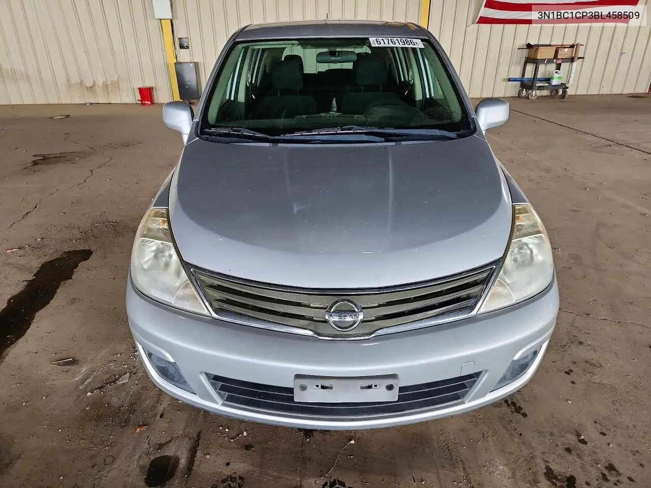 2011 Nissan Versa 1.8 S VIN: 3N1BC1CP3BL458509 Lot: 61761986