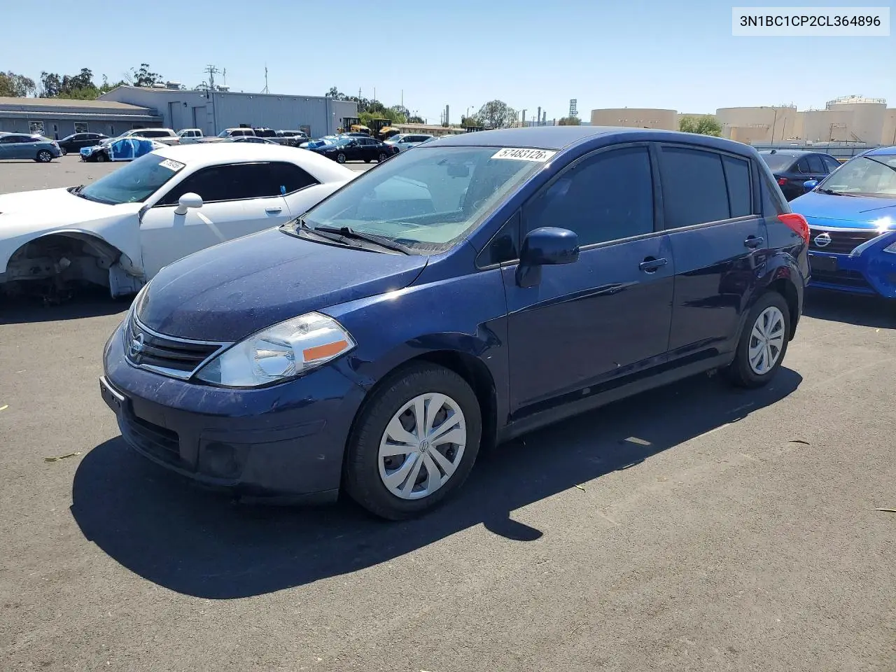 3N1BC1CP2CL364896 2012 Nissan Versa 1.8 S