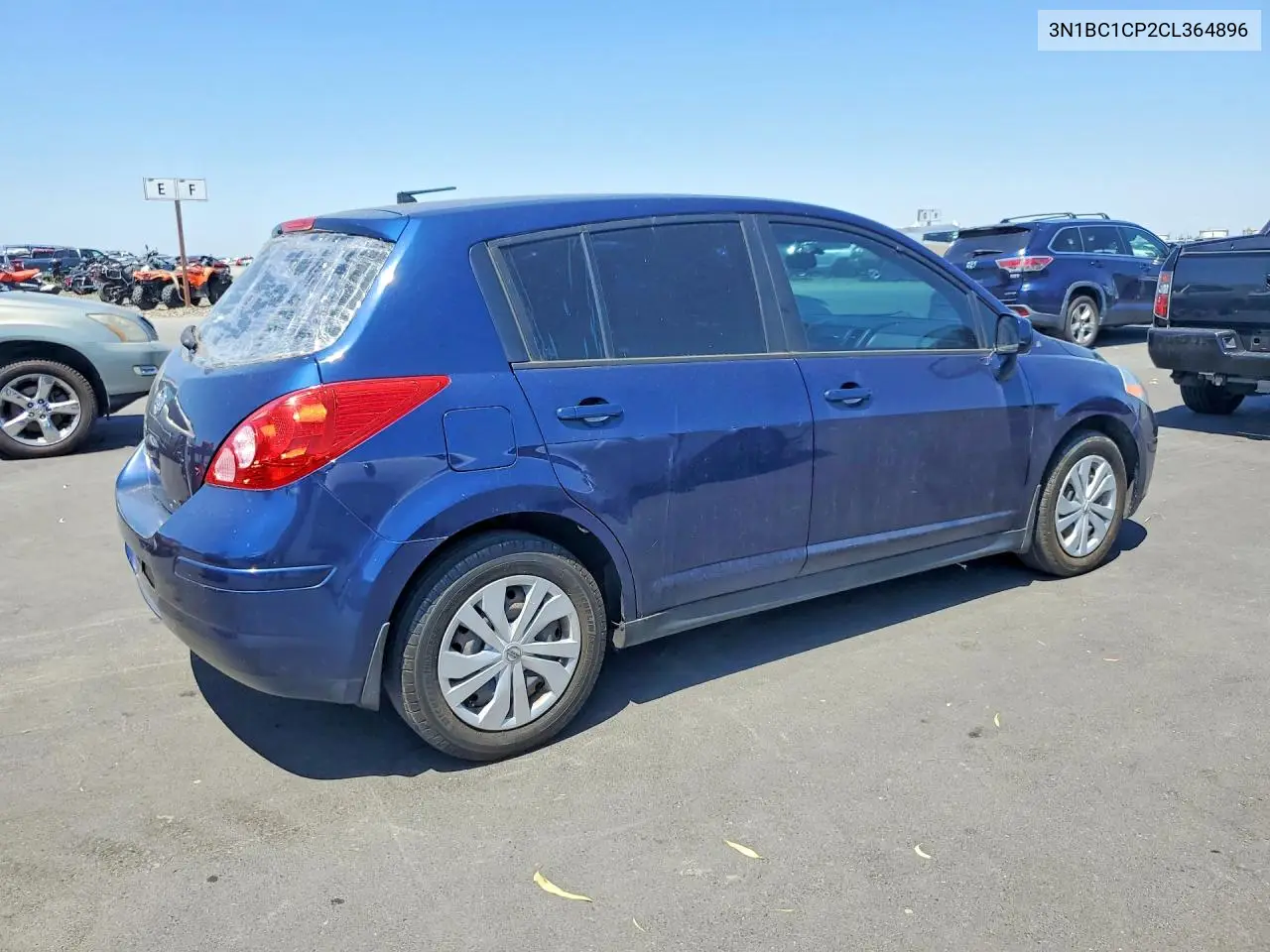 3N1BC1CP2CL364896 2012 Nissan Versa 1.8 S