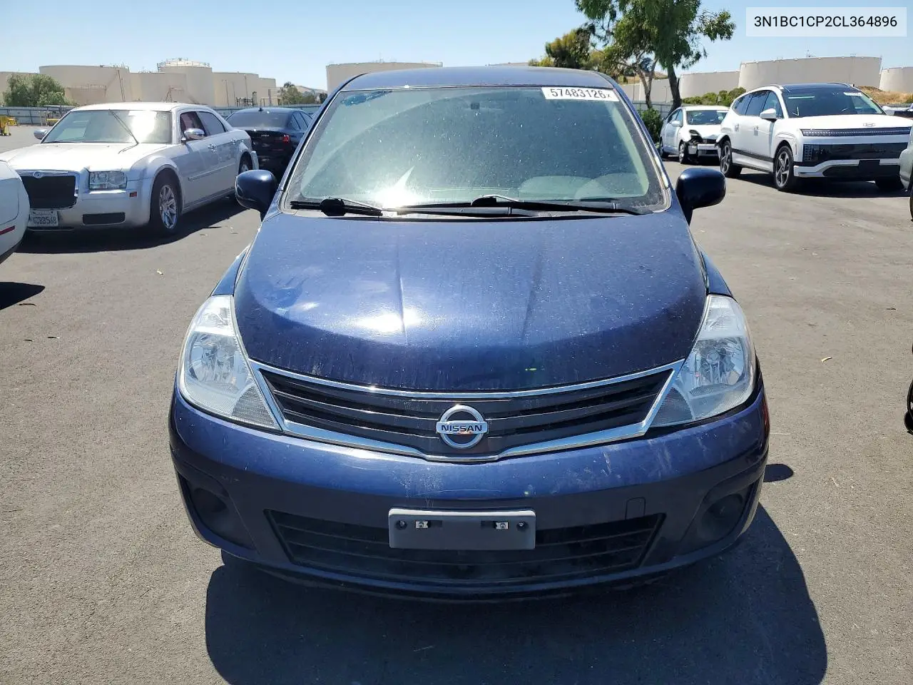 3N1BC1CP2CL364896 2012 Nissan Versa 1.8 S