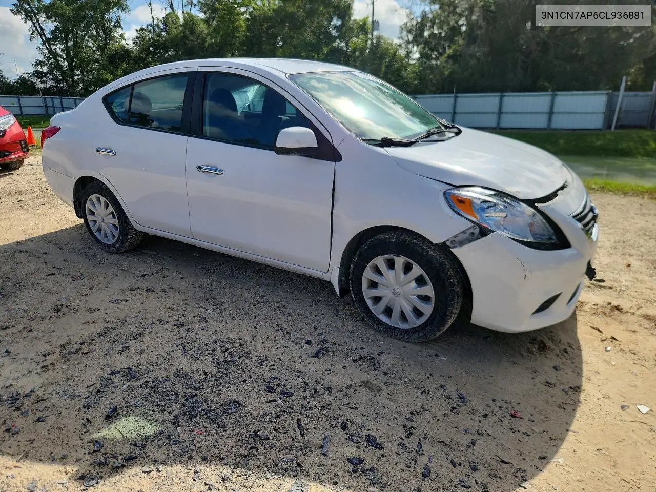 2012 Nissan Versa 1.6 S VIN: 3N1CN7AP6CL936881 Lot: 61298516