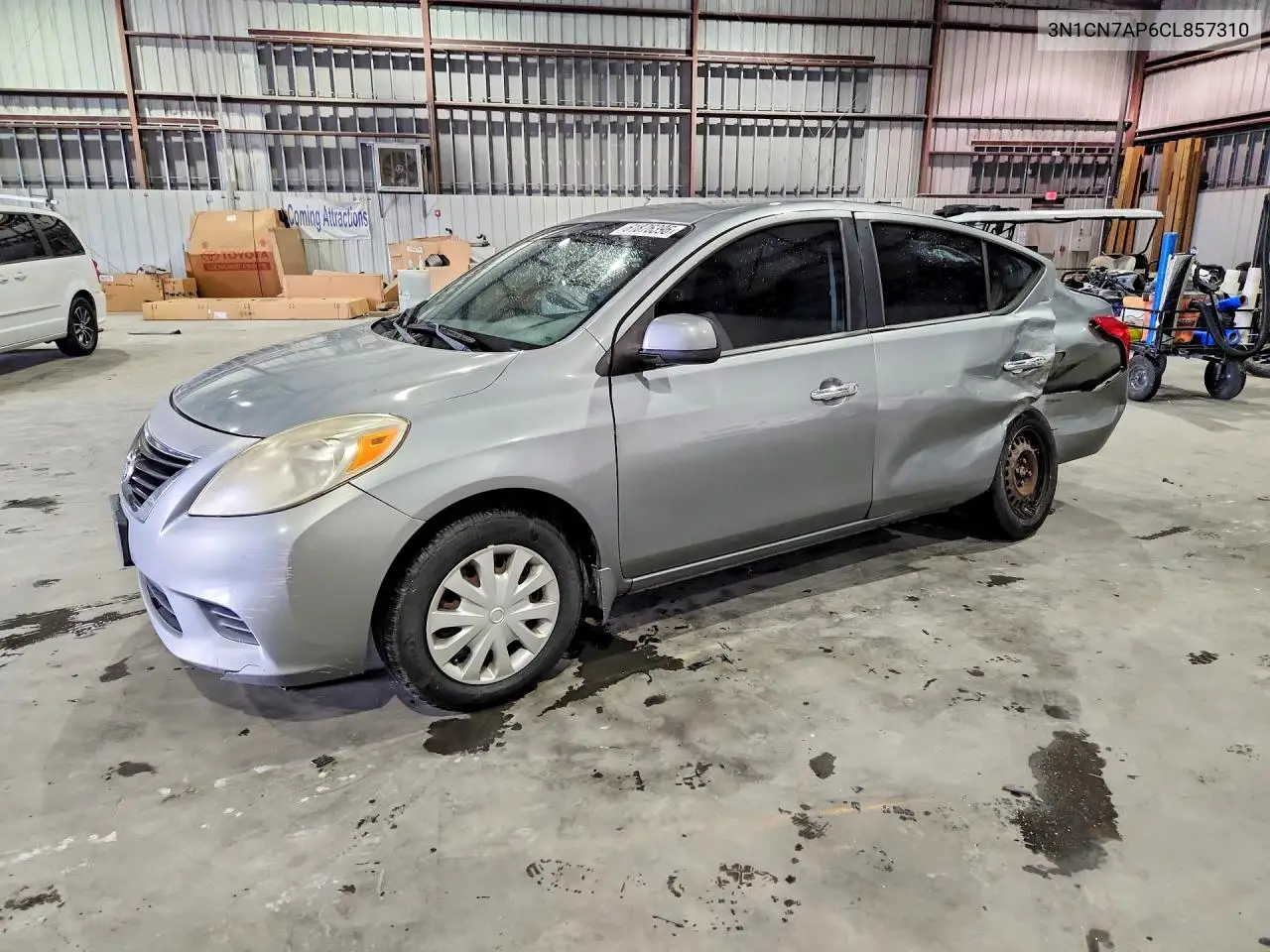 2012 Nissan Versa 1.6 S VIN: 3N1CN7AP6CL857310 Lot: 61876396