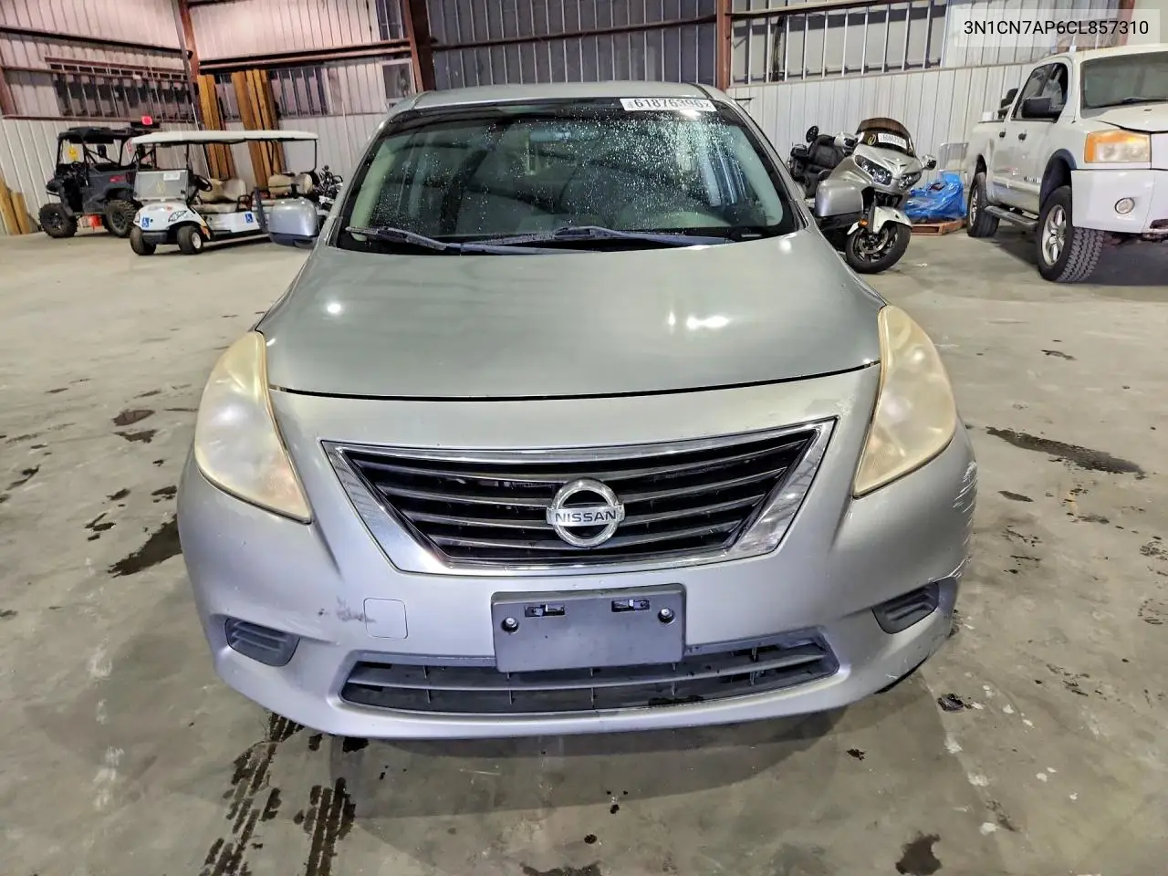 2012 Nissan Versa 1.6 S VIN: 3N1CN7AP6CL857310 Lot: 61876396