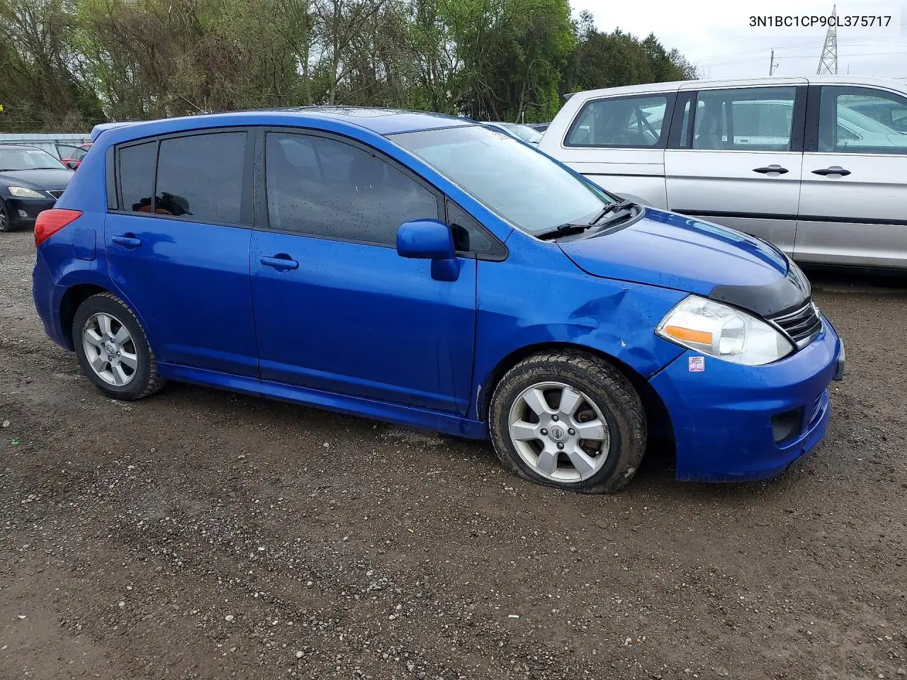 2012 Nissan Versa 1.8 S VIN: 3N1BC1CP9CL375717 Lot: 62040656
